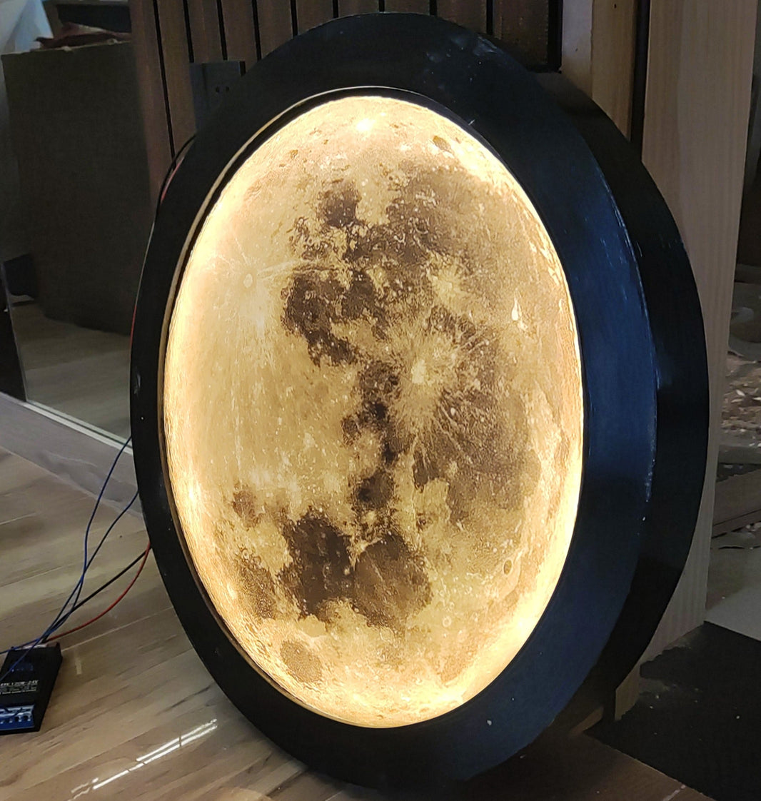 3D wall decorative moon lamp