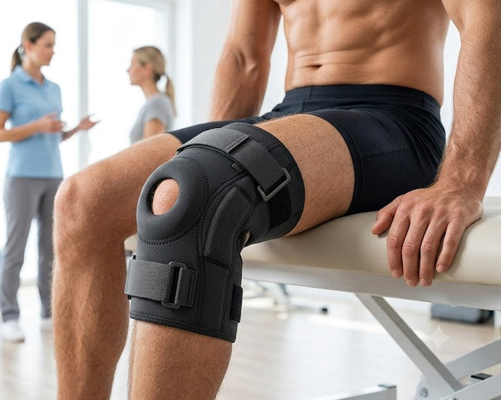 Hinged knee Stabilizer