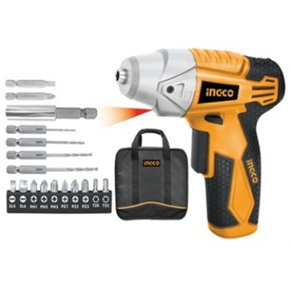 INGCO Cordless Screwdriver 19 Pieces CS1848