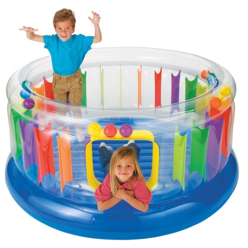 Intex Inflatable Jump-O-lene Transparent Ring Bouncer 48264