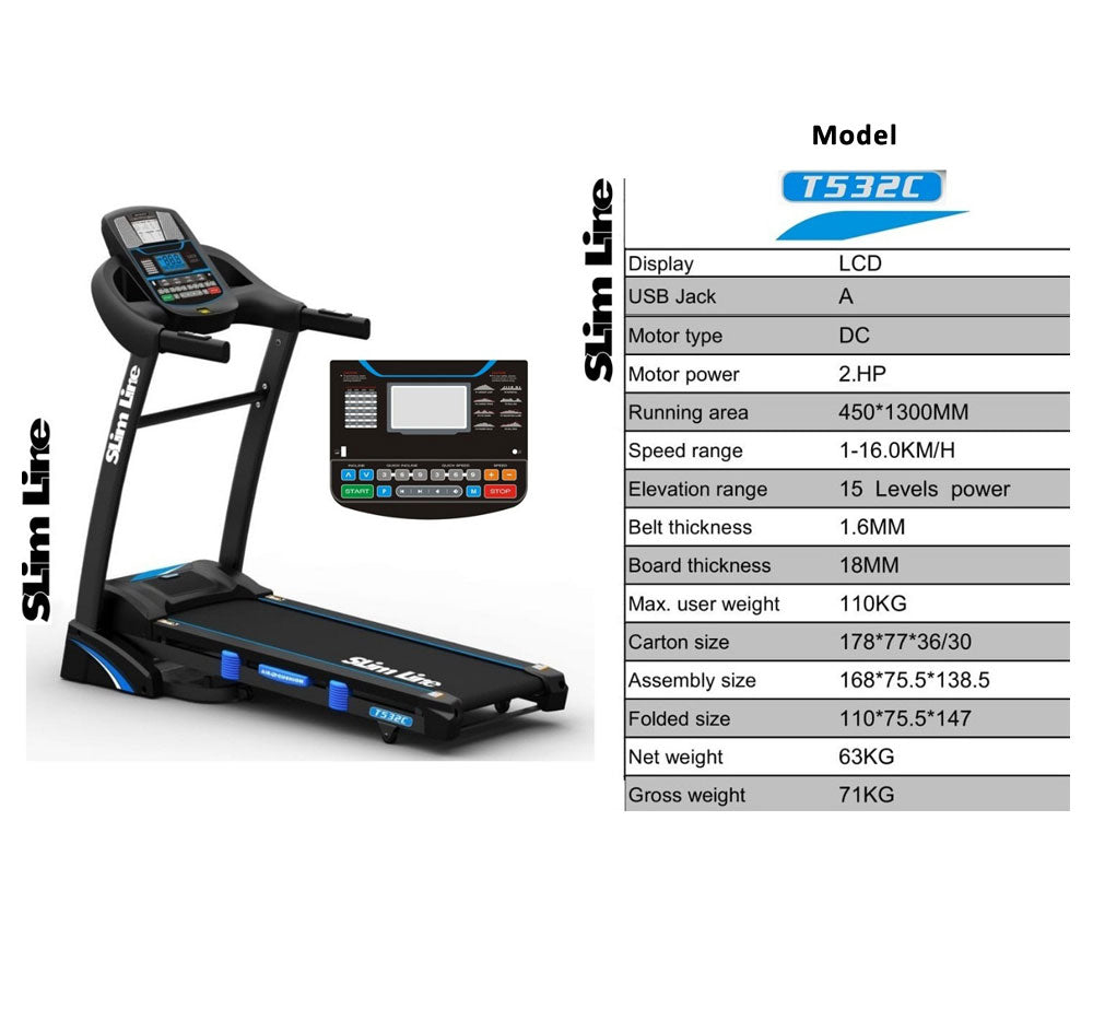 Slimline TD-532C Treadmill