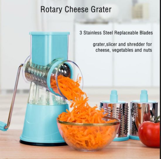 Tabletop Drum Grater Multi-Functional Vegetable Cutter