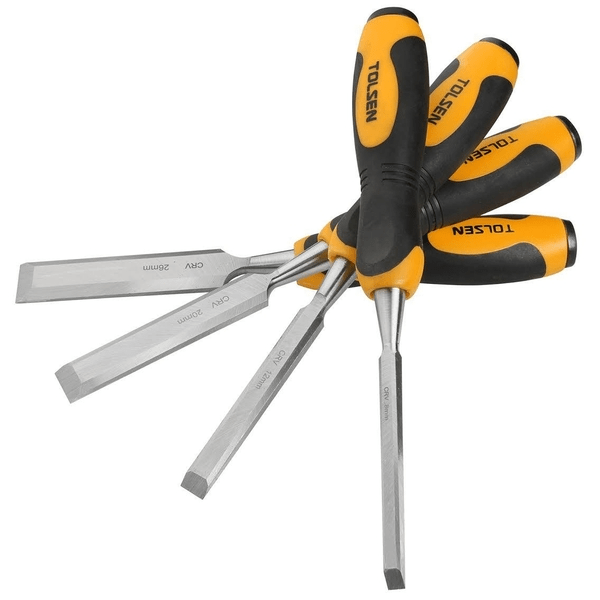Tolsen 25081 4 Pieces Wood Chisel Set