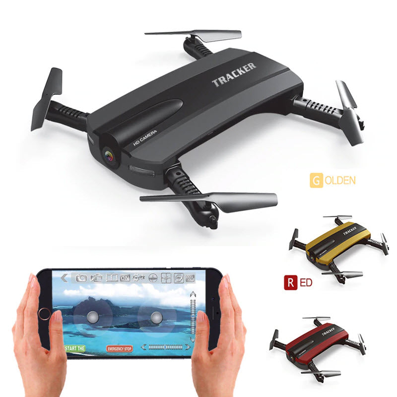 WiFi Pocket Selfie Foldable Drone with HD Camera