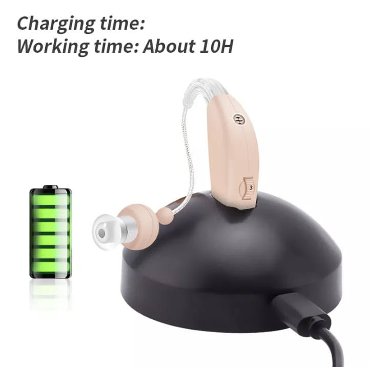 Rechargeable hearing aid