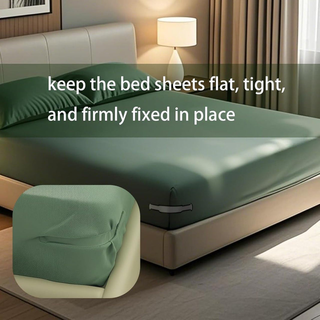 Bedsheet Holder with Strip - Pack of 4 Holders