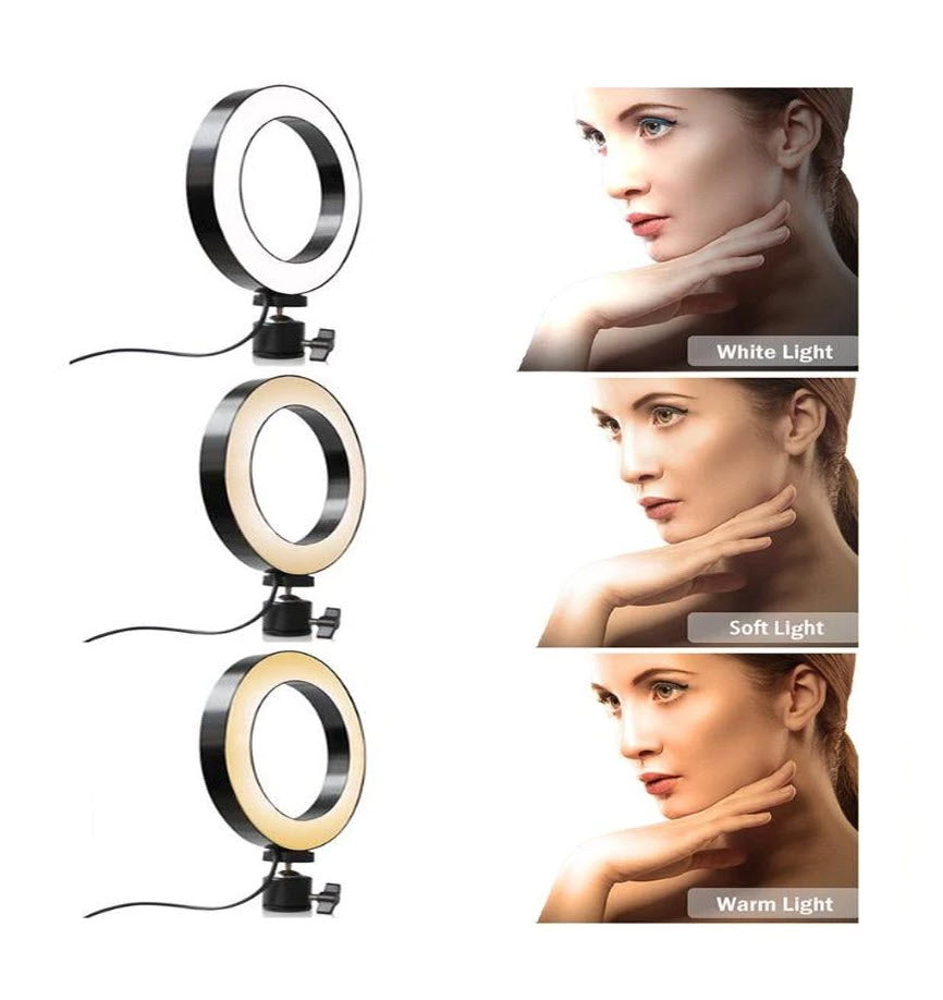 20 CM LED Studio Camera Ring Light Photography