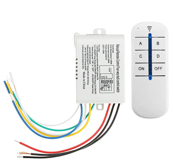 4-Way Remote Control Switch