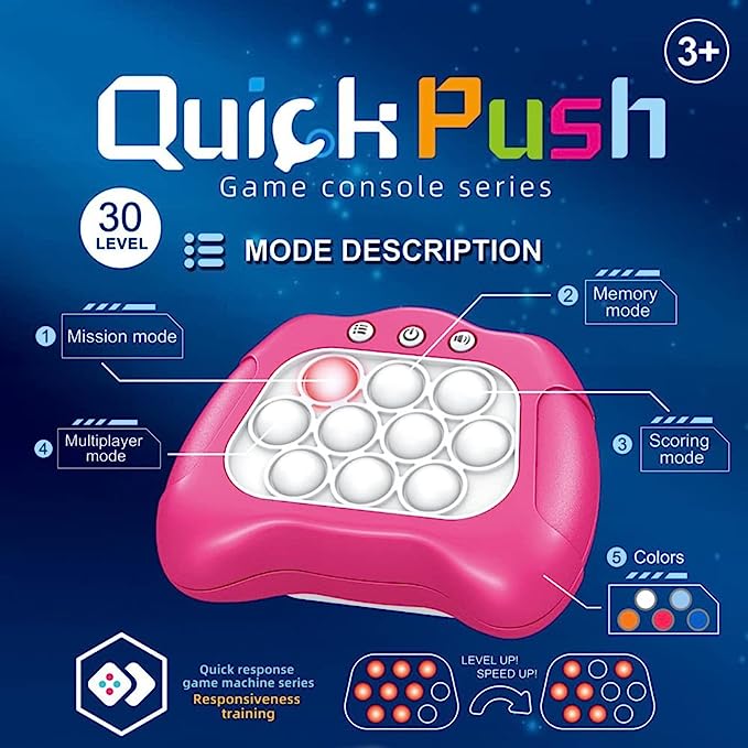 QUICKPUSH™ - HANDHELD POP GAME