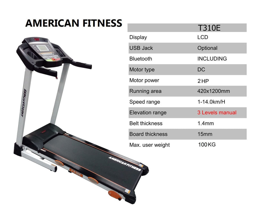 American Fitness Treadmill T310E