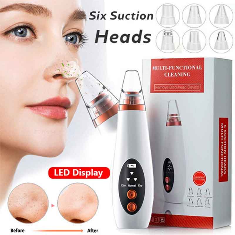 4 IN 1 DERMA VACUUM SUCTION BLACKHEAD/ACNE/OIL/PORE CLEANER