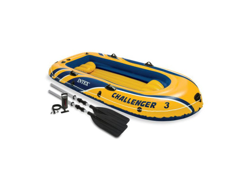 Intex Inflatable Challenger Sports Boat 3 Pieces Set 68370