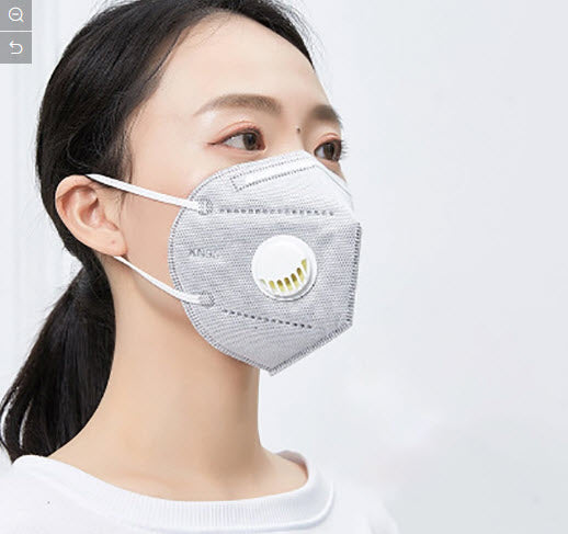 KN95 Mask with Breathable valve