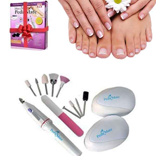 Pedi Mate Handheld 18 in 1 Pieces