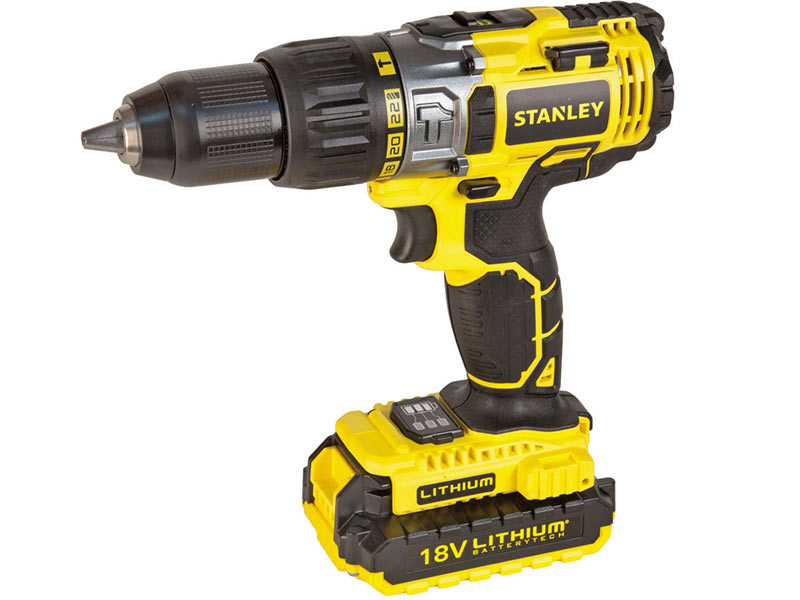 Stanley STDC18LHBK 18V Li-Ion Hammer Drill Machine