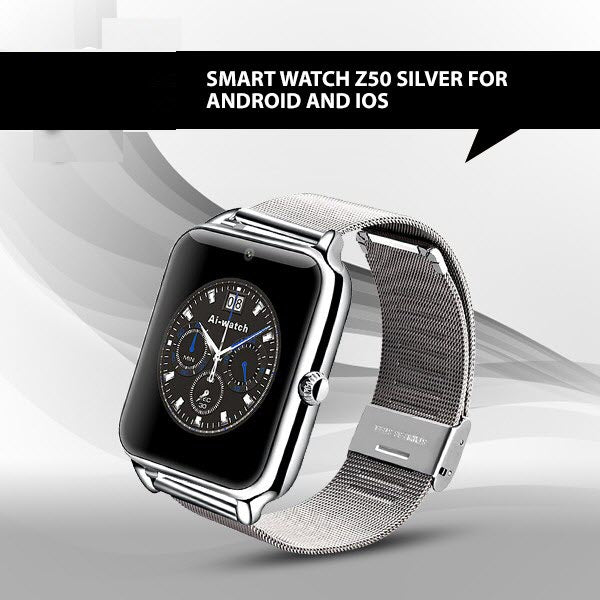 Stainless Steel Smart Watch Z50 Silver