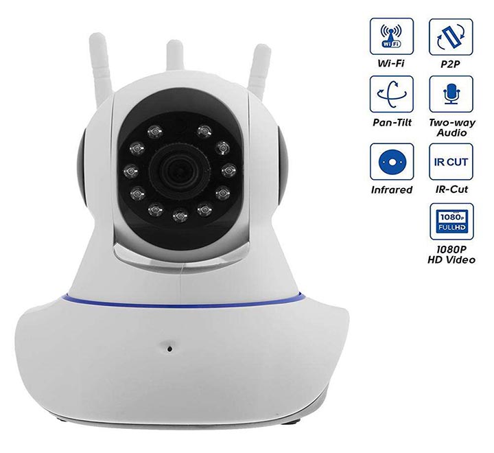 IP Wireless Camera 360 With 3 Antenna