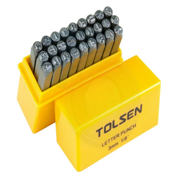 Tolsen 27 Pieces Letter Punch