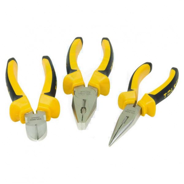 Tolsen 3 Pieces Pliers Set