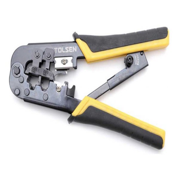 Tolsen 38054 Ratchet Modular Crimping Plier