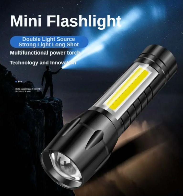 High Power Flashlight, 350 Lumen High Brightness LED Flashlight